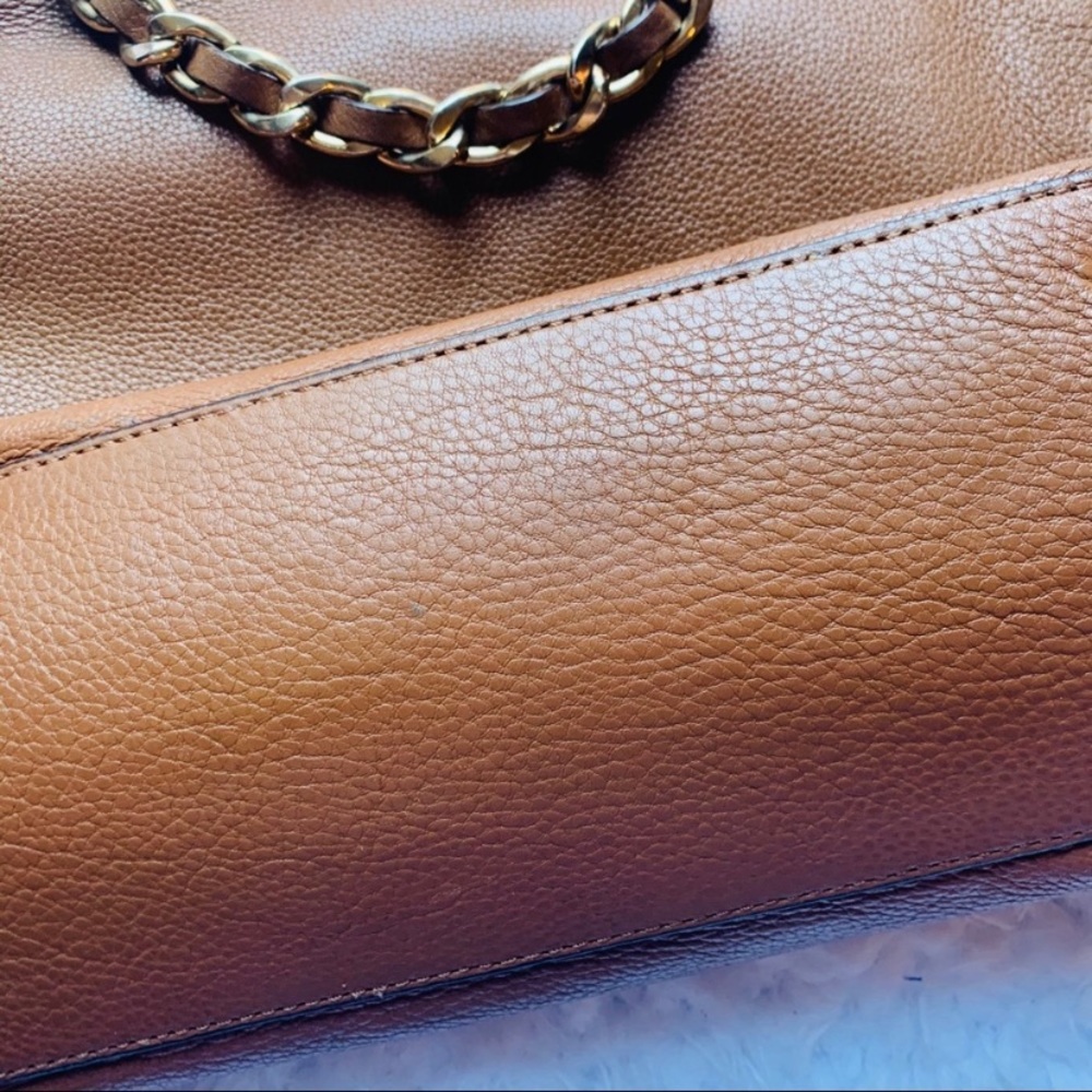 MICHAEL KORS Brown Leather Chain Bag - Picture 5 of 8